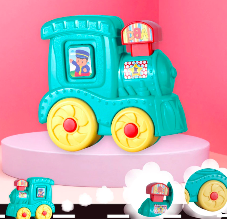 infunbebe baby first musical fun toy play toys train toy 火车玩具